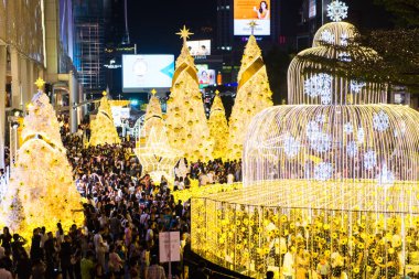 Bangkok, Tayland - 2 Ocak 2017: Canlı Festivali ve celebr