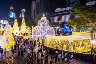 Bangkok, Tayland - 2 Ocak 2017: Canlı Festivali ve celebr