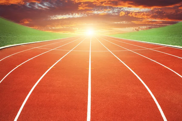 Running track: sport concept