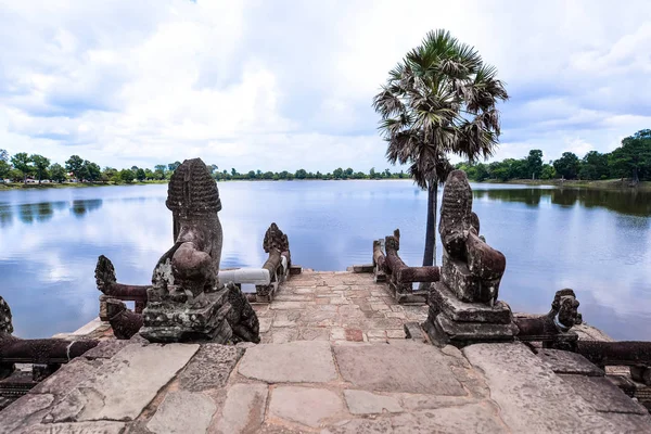 Srah srang in angkor. eine berühmte historische Stätte (UNESCO-Weltkulturerbe) in angkor, siem reap, Kambodscha. — Stockfoto