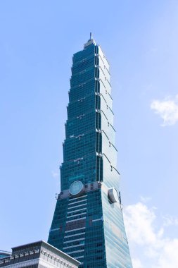 Bir dönüm noktası gökdelen Taipei, Tayvan Taipei Dünya Finans merkezidir. Binayı resmen dünyanın 2004 2010 yılına kadar en yüksek olarak sınıflandırıldı.