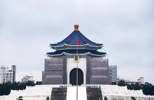 Chiang Kaï-chek Memorial Hall à Taipei, Taiwan, est un monument national, monument historique et attraction touristique érigé à la mémoire du président Chiang Kaï-chek . — Photo