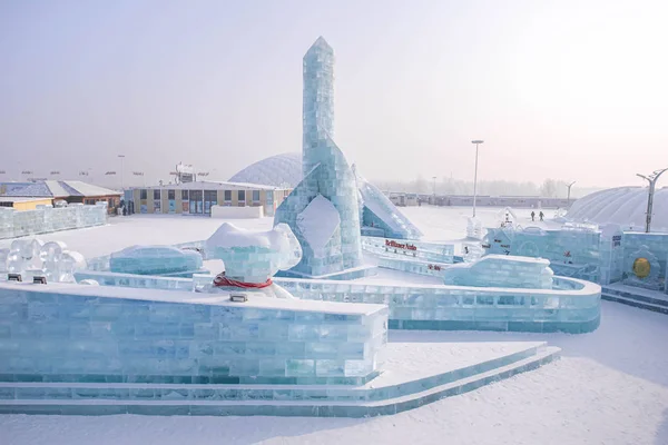 HARBIN, CHINE - 15 JAN 2020 : Harbin International Glace et neige — Photo