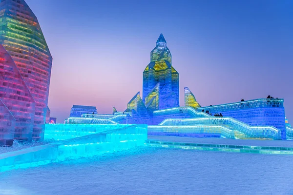 HARBIN, CHINE - 15 JAN 2020 : Harbin International Glace et neige — Photo