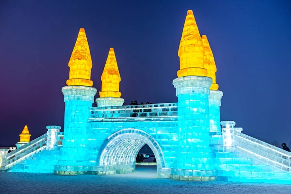 Harbin, Κίνα - Ιανουάριος 15, 2020: Harbin International Ice and Snow — Φωτογραφία Αρχείου