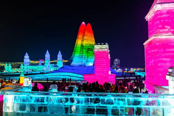 Harbin, Κίνα - Ιανουάριος 15, 2020: Harbin International Ice and Snow — Φωτογραφία Αρχείου