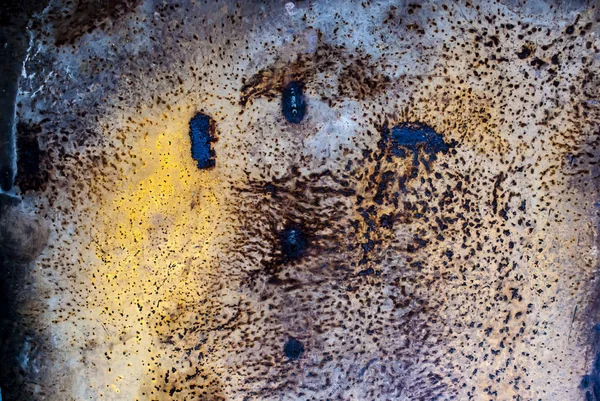 Deep Rust Metal Wall Texture Grunge — Stok fotoğraf