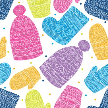 Kış giysileri desen