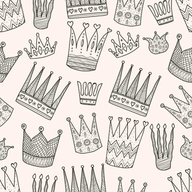 Prenses kron seamless modeli