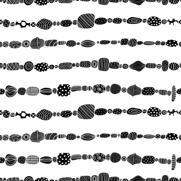 Beads. seamless pattern — Stock Vector