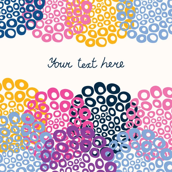 Decoratieve polka dot. — Stockvector