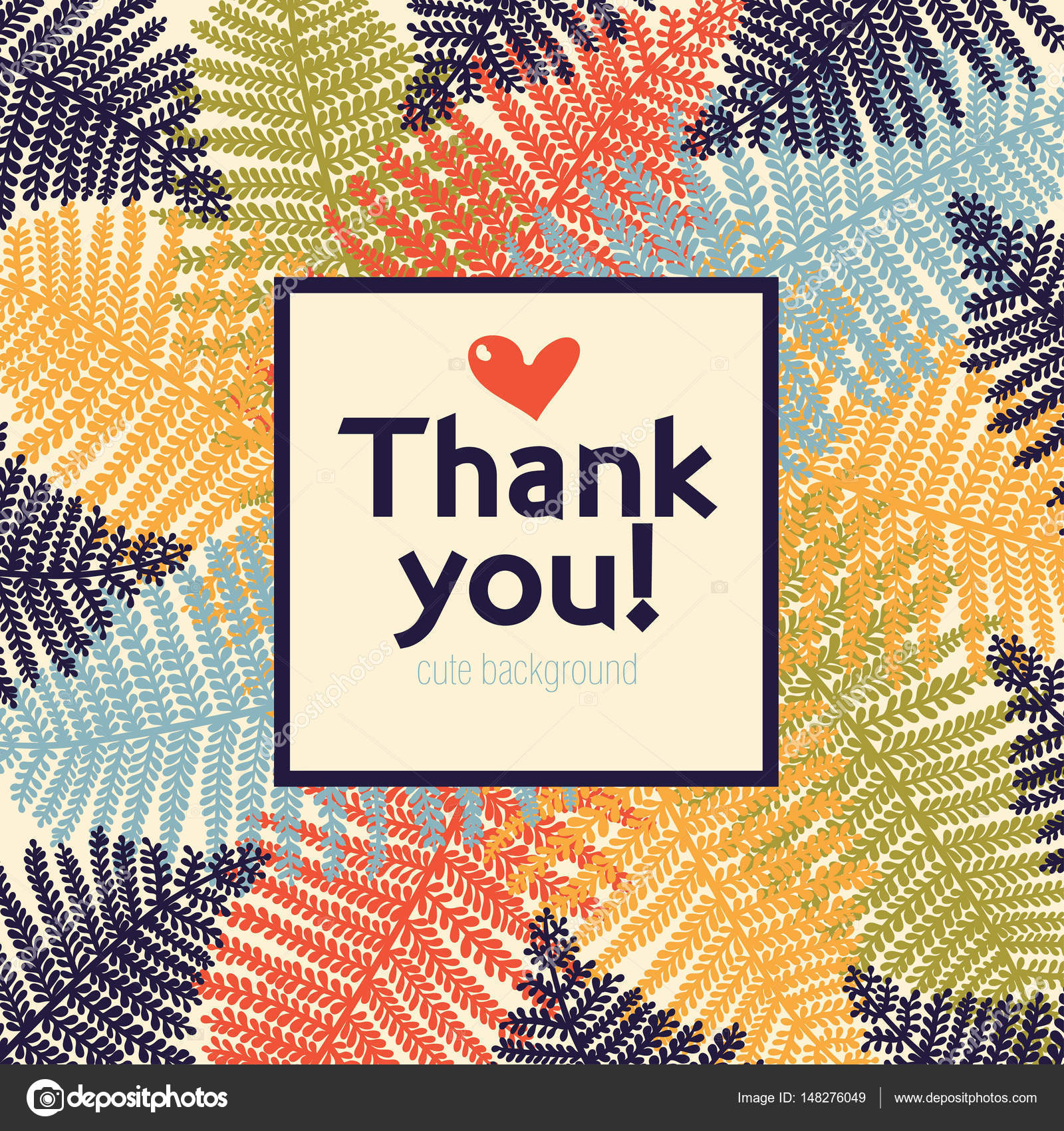 Thank you cute background — Stock Vector © vyazovskaya #148276049