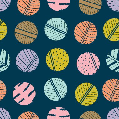 Botanik motifi daireler 