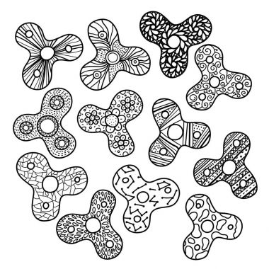 spinner oyuncaklar ile Seamless Modeli