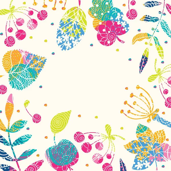 Motif floral sans couture — Image vectorielle