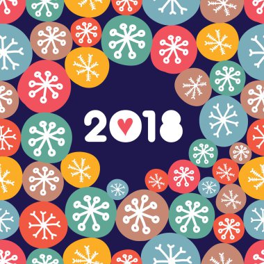 Kış Dikişsiz desen vektör çizim