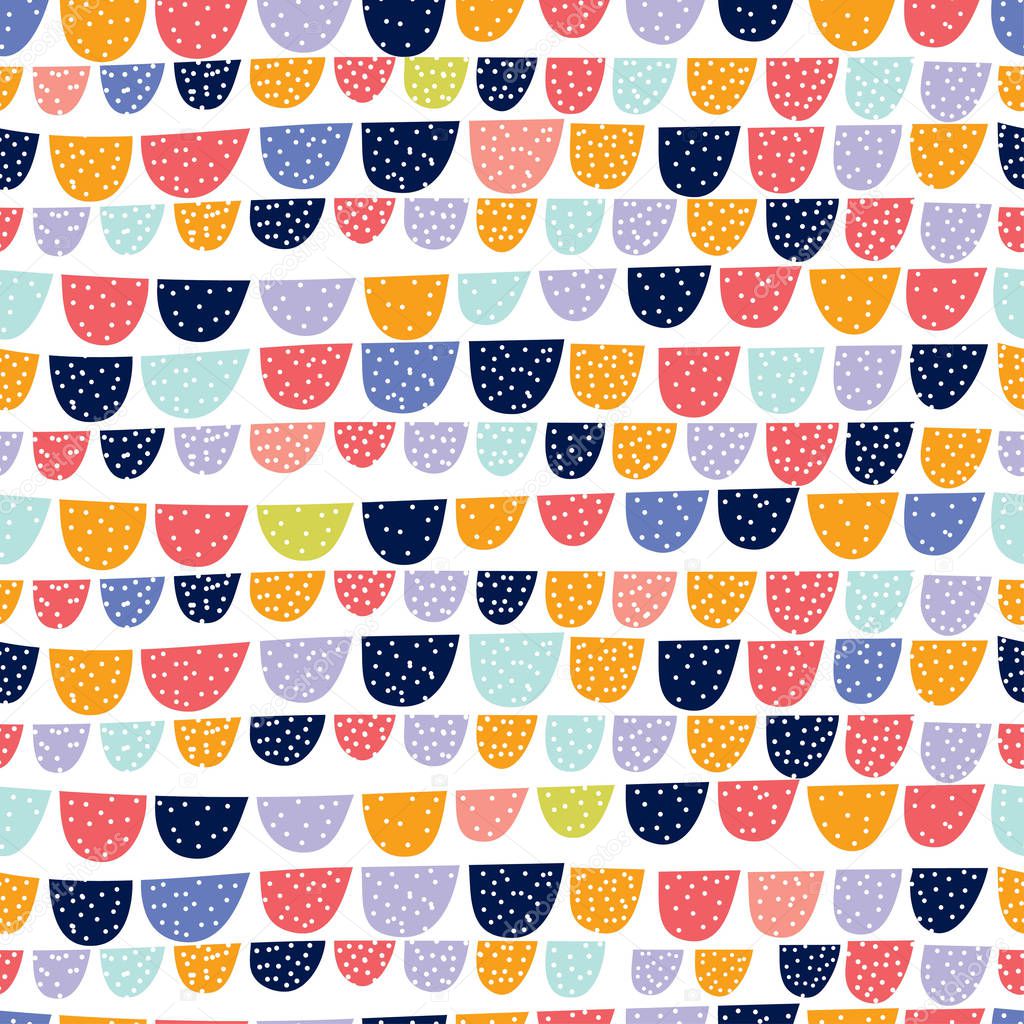 Cute doodle seamless pattern. Seamless pattern can be used for wallpaper, pattern fills, web page background, surface textures.