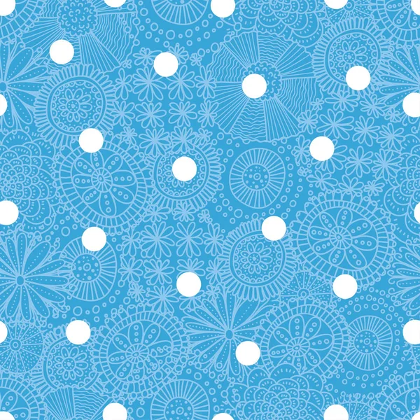 アート カール カーテン かわいい 繊細な花 デザイン 落書き ファブリック ファッション 女の子 — ストックベクタ