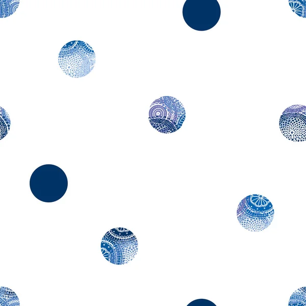 Симпатичні Поляки Анотація Безшовного Візерунка Може Використовуватися Текстильній Промисловості Папері — стоковий вектор