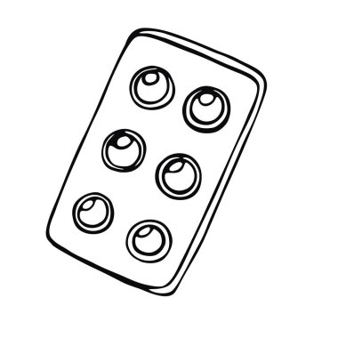 Çizilmiş tablet ambalaj