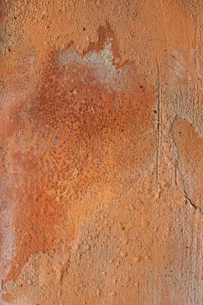 Sfondo intonaco parete antiche macchie astratto modello texture arancione invecchiato — Foto Stock