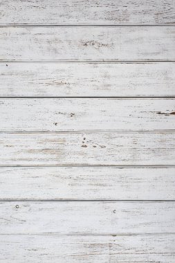 El yapımı beyaz ahşap arkaplan yatay desen