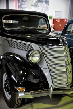 MUNICH, GERMANY - January 20 2020: German Technical Museum is world's largest museum for science and technology with many different technical fields, one of which are collection of classic car.