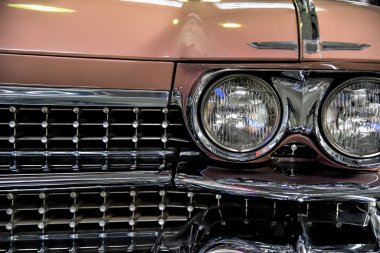 MUNICH, GERMANY - January 20 2020: German Technical Museum is world's largest museum for science and technology with many different technical fields, one of which are collection of classic car.