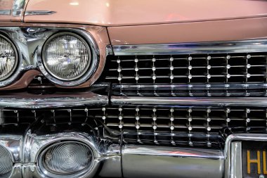 MUNICH, GERMANY - January 20 2020: German Technical Museum is world's largest museum for science and technology with many different technical fields, one of which are collection of classic car.