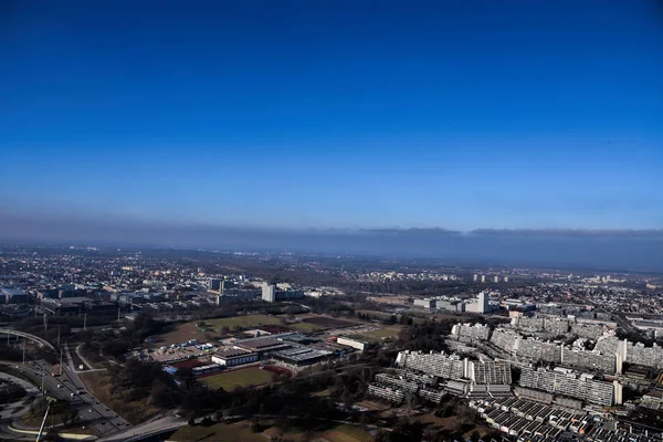 Munich Germany January 2020 Panorama Photography Munich Made Munich Olympic — Stock Photo, Image