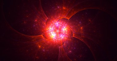 Soyut çember ışık arkaplanı oluşturuluyor