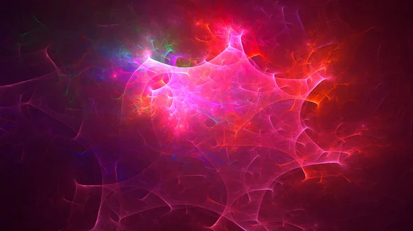 Rendering Abstract Colorful Fractal Light Background — Stock Photo, Image