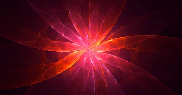 Representación Fondo Luz Fractal Abstracta — Foto de Stock