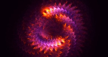 Soyut çember ışık arkaplanı oluşturuluyor