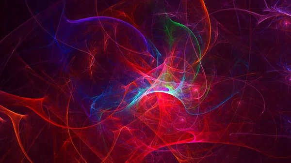 Representación Fondo Luz Fractal Abstracta — Foto de Stock