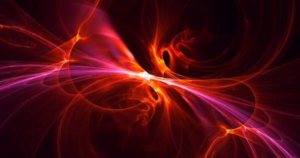 Rendering Abstract Fractal Light Background — Stock Photo, Image