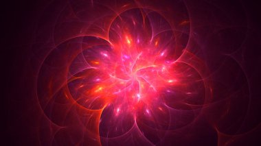 Soyut çember ışık arkaplanı oluşturuluyor