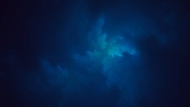 Soyut fraktal ışık arkaplanı 3 boyutlu oluşturuluyor