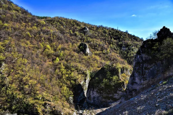 Hdr Photographie Paysage Plein Air Montagne Rocheuse — Photo