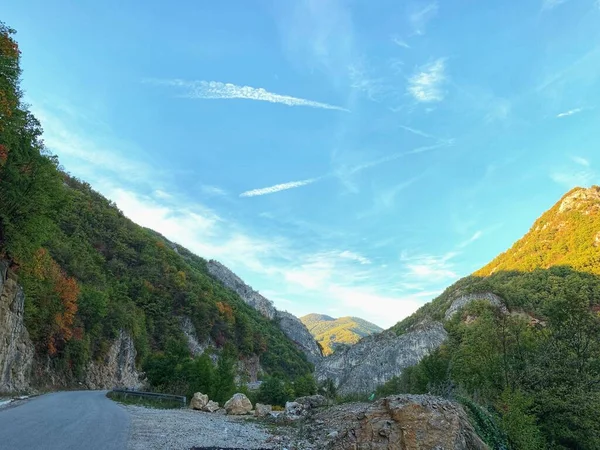 Krajina Fotografie Pohledu Hory — Stock fotografie