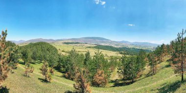Dağ yürüyüşünün manzara fotoğrafçılığı