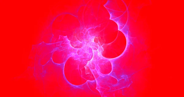 Renderização Abstrato Fundo Luz Fractal Vermelho — Fotografia de Stock