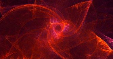 Fraktal 3D görüntüleme soyut ve parlak arkaplan