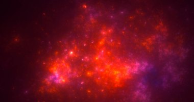 Fraktal 3D görüntüleme soyut ve parlak arkaplan