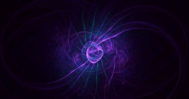 Fraktal 3D görüntüleme soyut ve parlak arkaplan