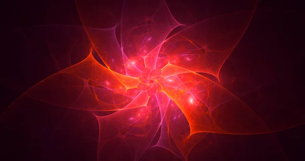 Fractal Renderizado Abstracto Brillante Fondo — Foto de Stock