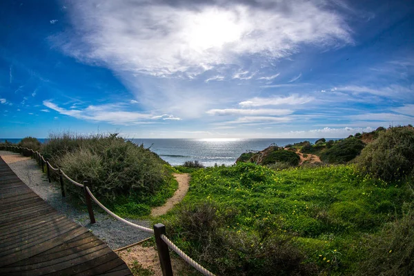 Praia da Rocha观点 — 图库照片