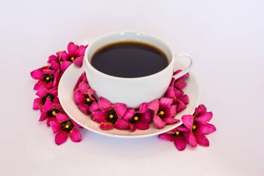 kahve çiçekli