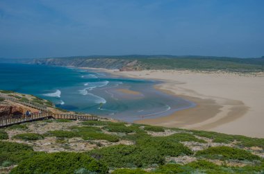Praia da Bordeira beach near Carrapateira, Portugal.