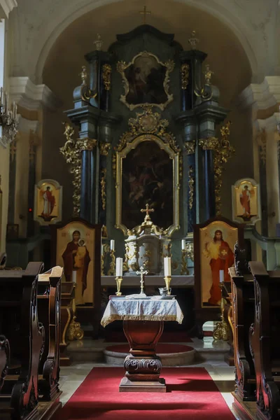 Preparing for christening in the Orthodox Church — Stock Photo, Image